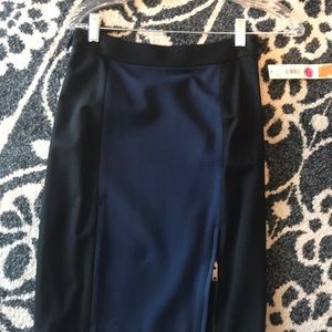 Navy blue skirt